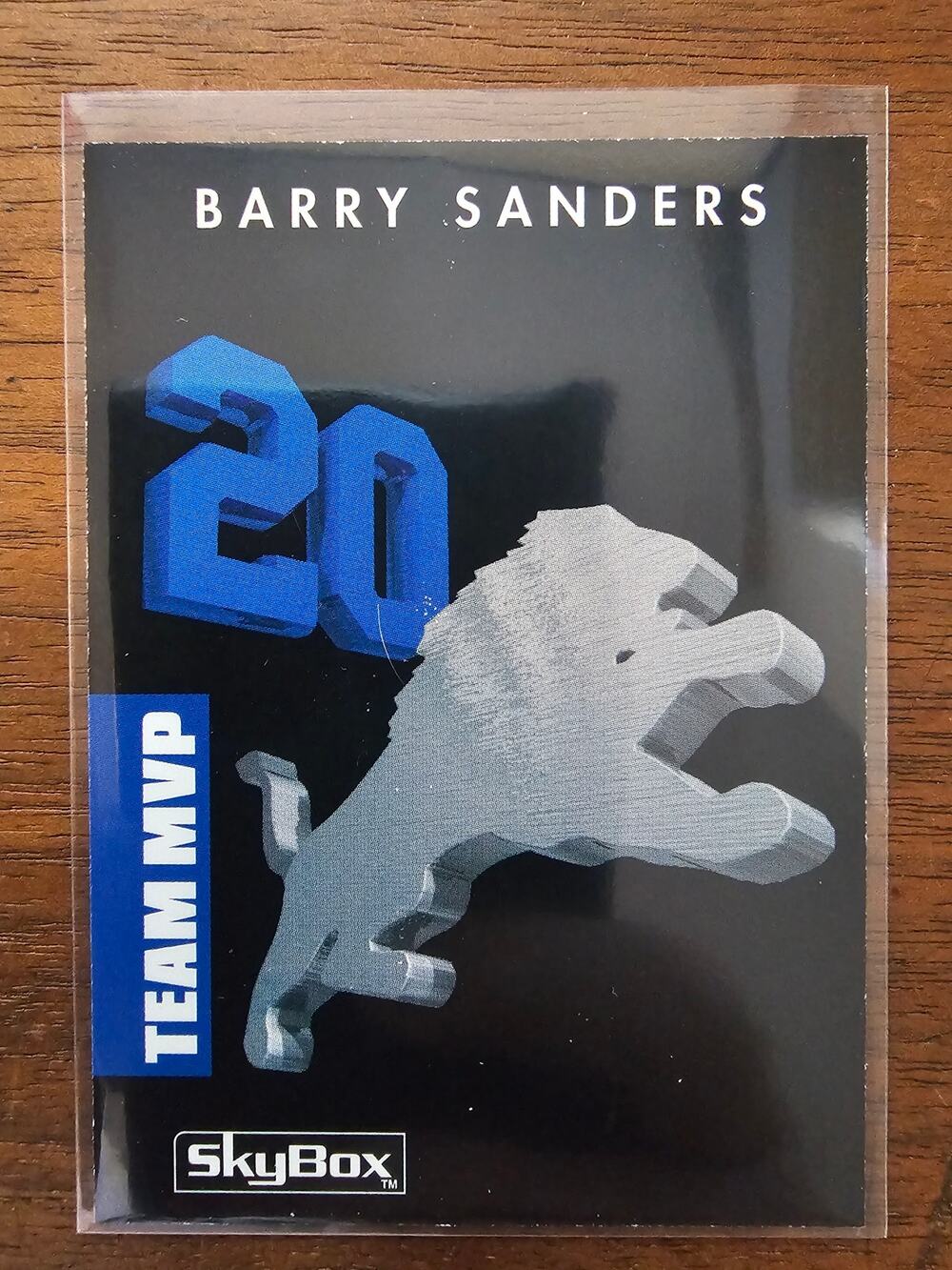 Barry Sanders 1992 Skybox Primetime #243 - Detroit Lions MVP - NFL - Fresh Pull
